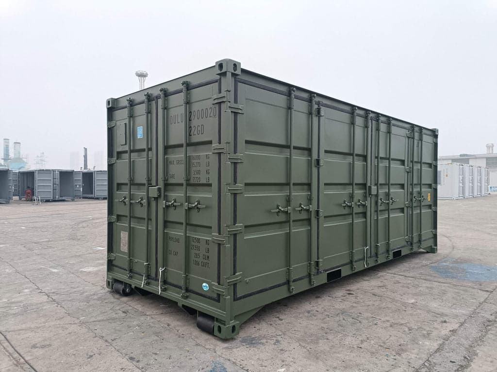Contenedor de 20 pies con acceso lateral completo stanag