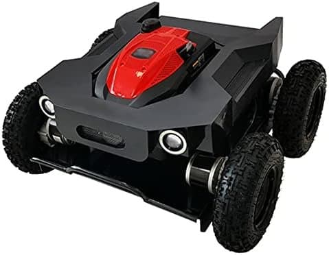 HYQNG Robot Tondeuse À Gazon, pour Pelouse Jusqu'à 600m2 Tondeuse Intelligente avec système à Quatre Roues motrices