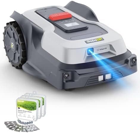 RoboUP Robot Tondeuse sans Fil Périphérique T600, Recommandé 800㎡
