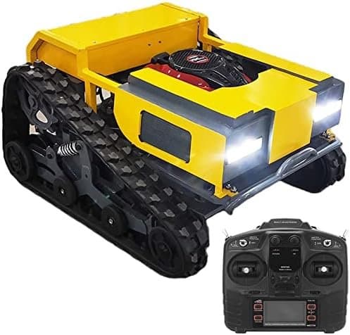 Tondeuse robotisée télécommandée pour pelouses de Jardin Ceintures Vertes, Tondeuse robotique électrique à Quatre Roues motrices Hybride électrique à 