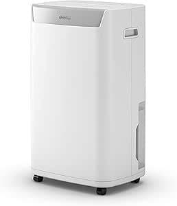 Olimpia Splendid, Aquaria S1 20 P, Deumidificatore Portatile, Capacità 20 l / 24h, Ideale per Ambienti fino a 90 m³, Tripla Filtrazione dell'Aria, Tan
