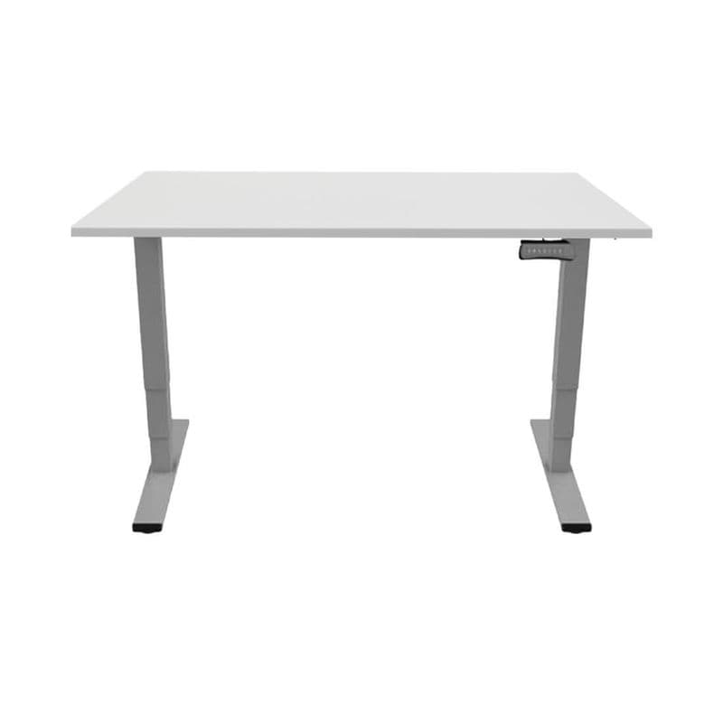 Contini höhenverstellbarer Bürotisch RAL 7045 1.6x0.8m grau