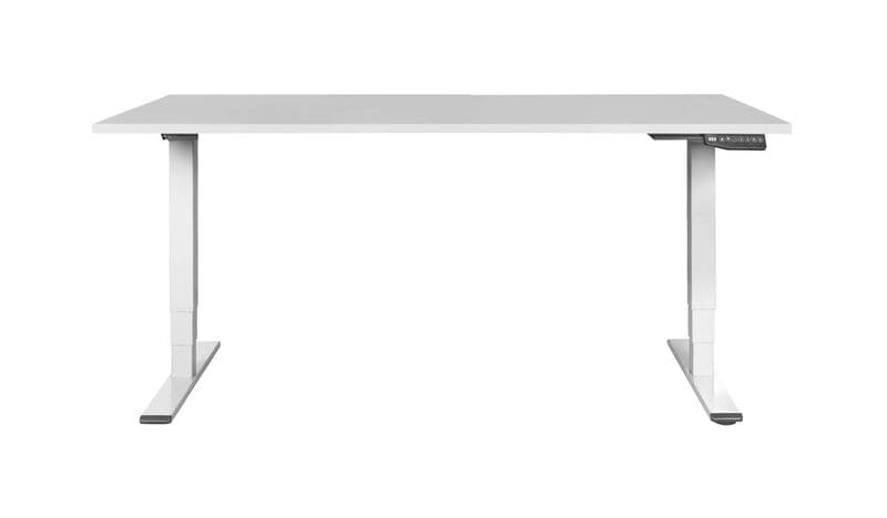 Contini Höhenverstellbarer Bürotisch 1.8x0.8m Grau / Weiss