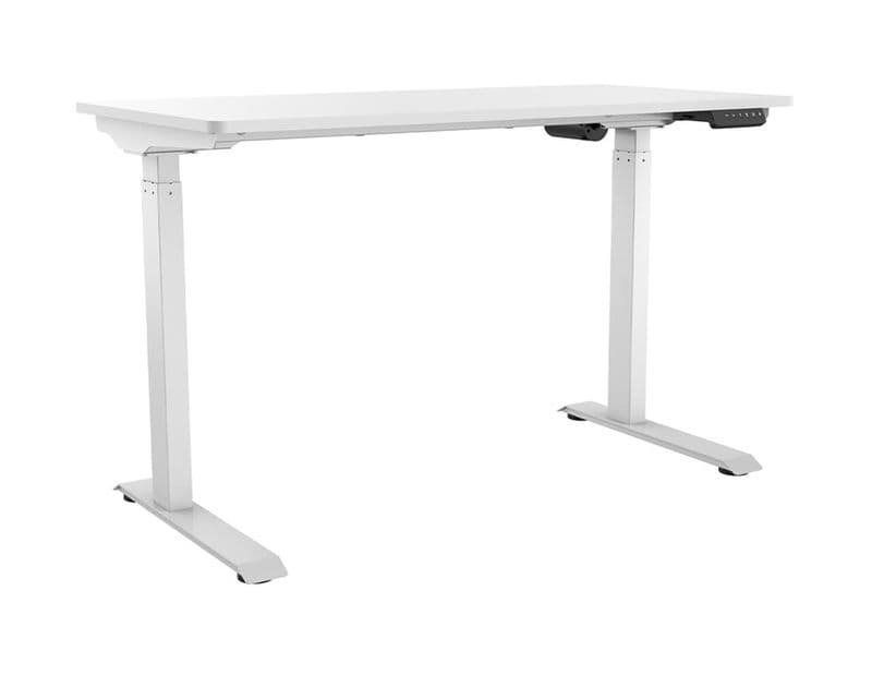 Contini höhenverstellbarer Bürotisch 1.2x0.6m weiss