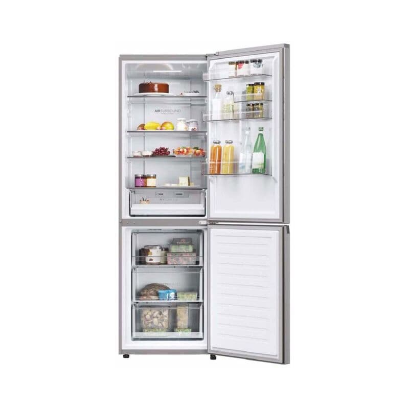 Haier HDPW3618DNPK Kühl-/Gefrierkombination Inox rechts