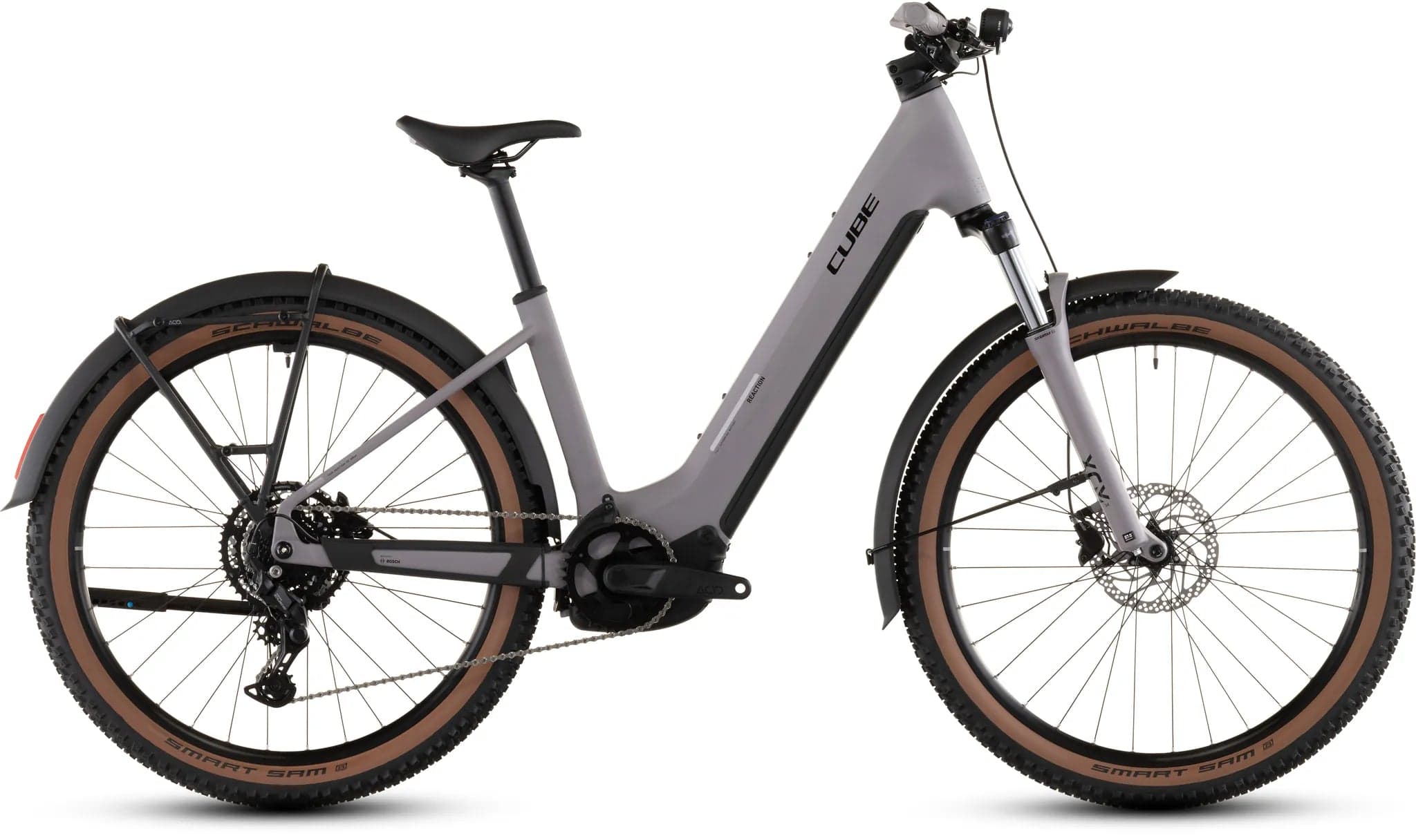 Cube Reaction Hybrid Performance 600 FE plumgrey´n´black Tiefeinsteiger 2026