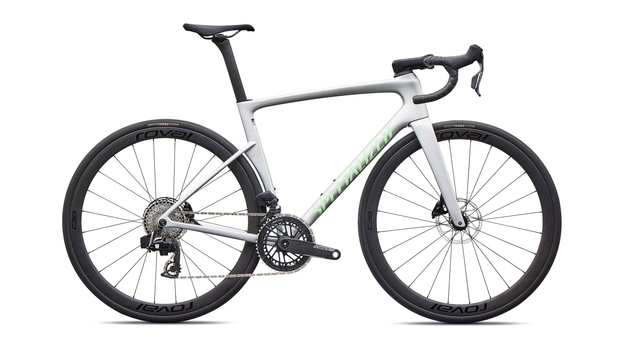 Specialized Tarmac SL9 Expert AXS Gloss Silver Dust / Powder Lime 2027