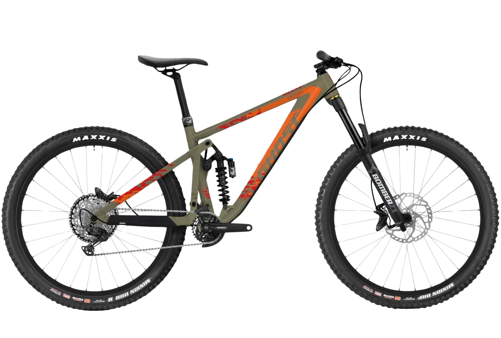 Ghost Riot Enduro AL Universal brown/orange/red