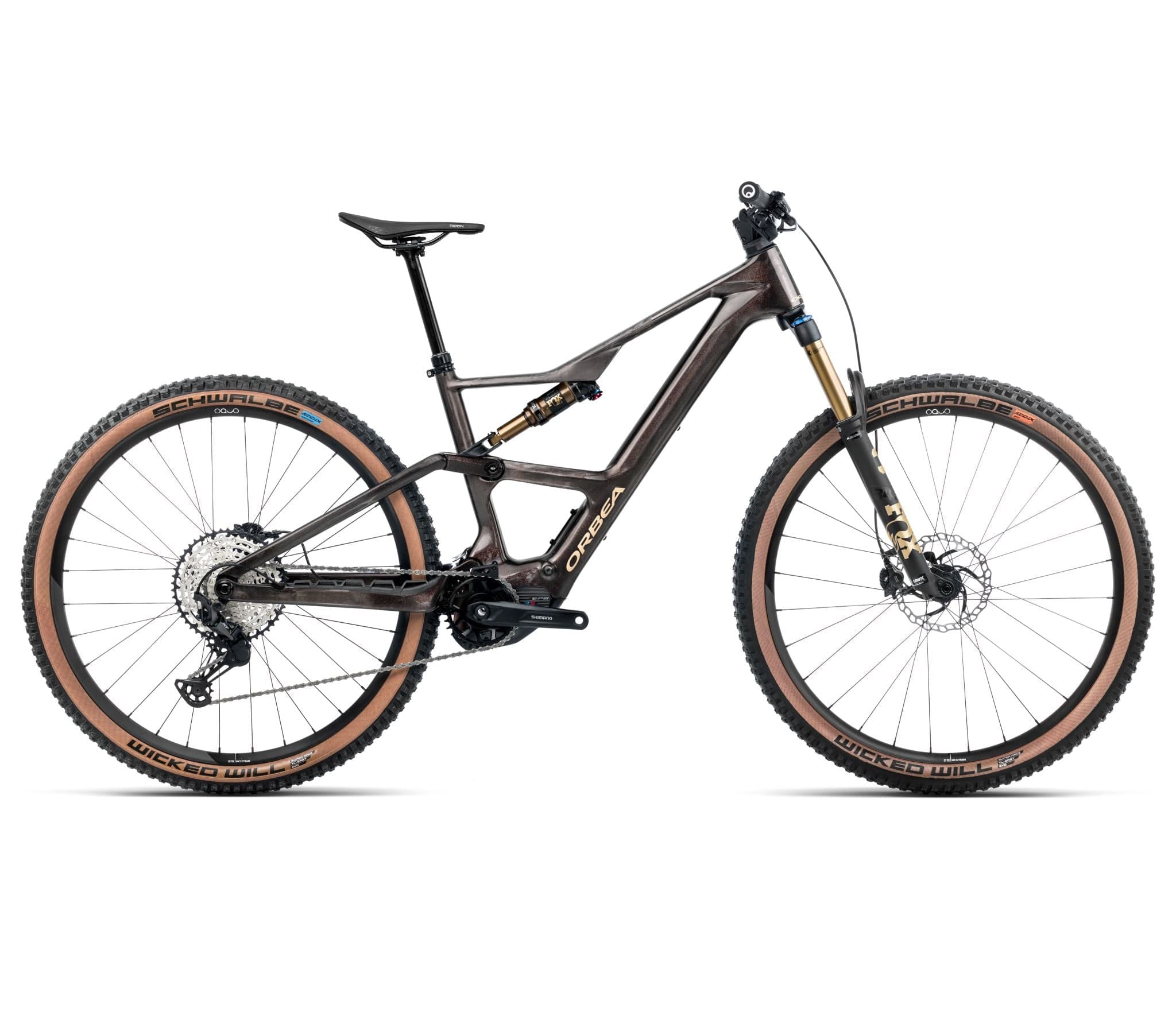 Orbea RISE SL M10 420W Cosmic Carbon View - Golden Sand