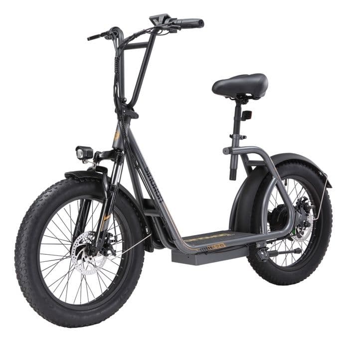 Elektroscooter klappbar 20″ 250W – Akku 36V 18Ah – Shimano 7-Gang – Scheibenbremsen – Reichweite 120 km