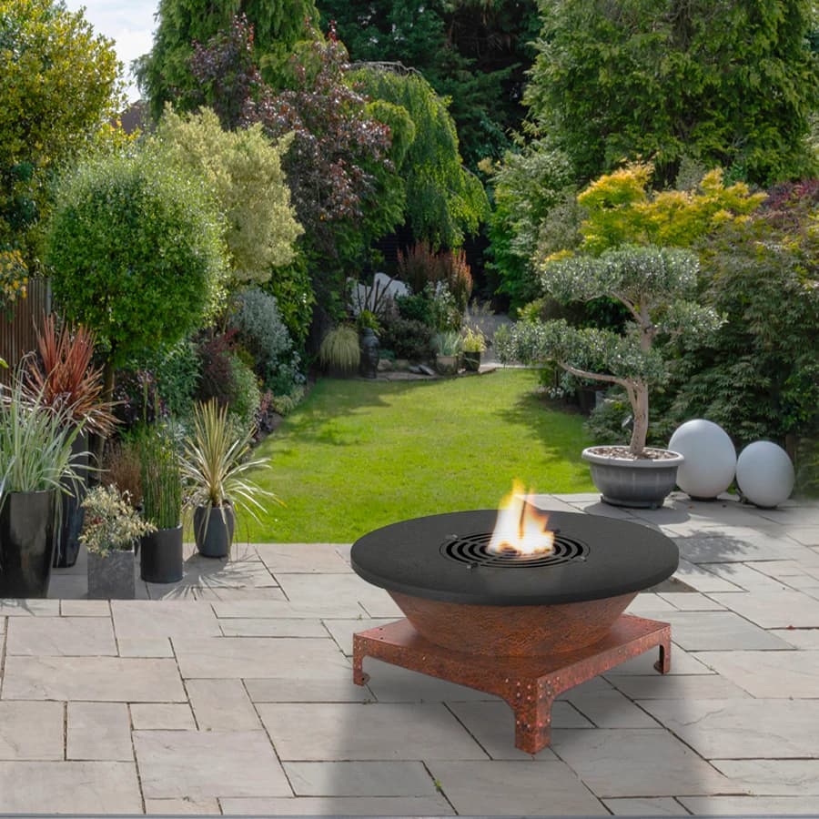 Brasero Plancha bas CORTEN – Diamètre 1m