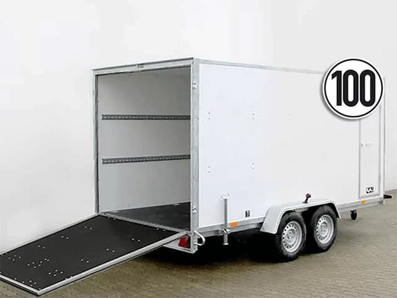 Kofferanhänger Höhe:190 2,7t|Rampe|Seitentür