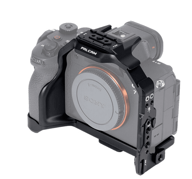 FALCAM F22&F38&F50 Schnellwechsel-Kamerakäfig für Sony A7M5/A7R5/A7M4 (Schwarz)