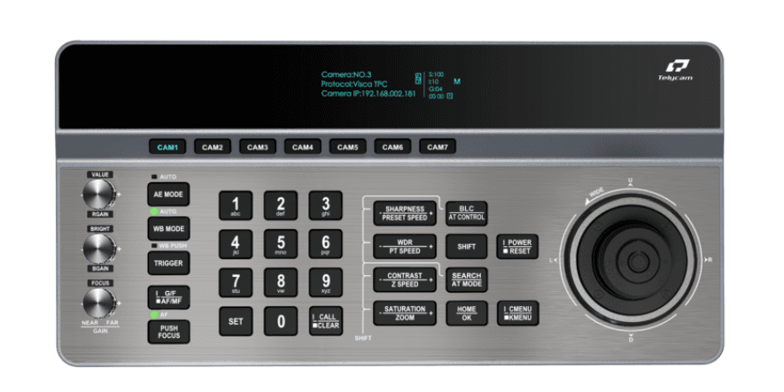 Telycam V-Joy+ AT – silver PTZ Controller