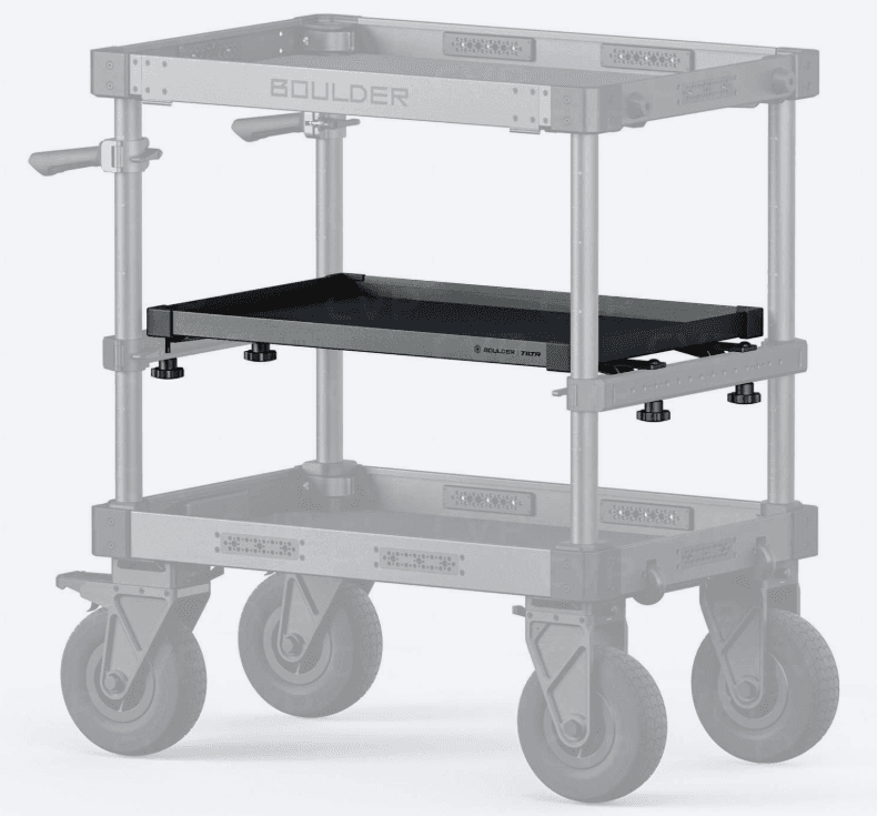 Tilta Mid Level Tray for Boulder Camera Cart – Black