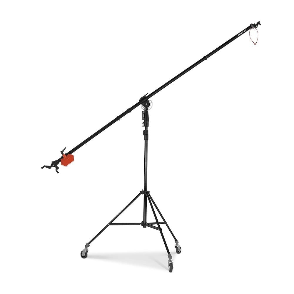 Manfrotto 025BS schwarzes Aluminium-Super-Boom-Set mit Stativ
