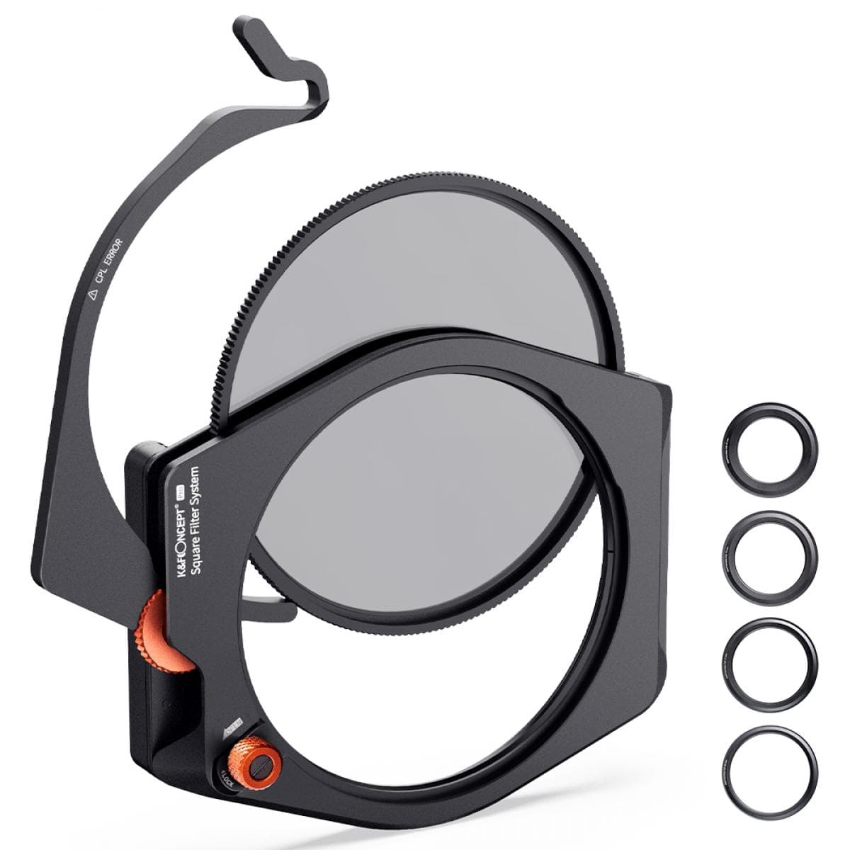 K&F KF High-End Square Bracket System, with built-in 95mm CPL,, Nano X Pro Series
