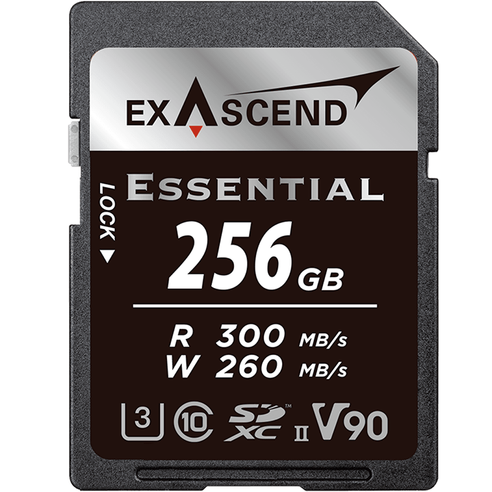 Exascend 256GB Essential UHS-II SDXC Memory Card