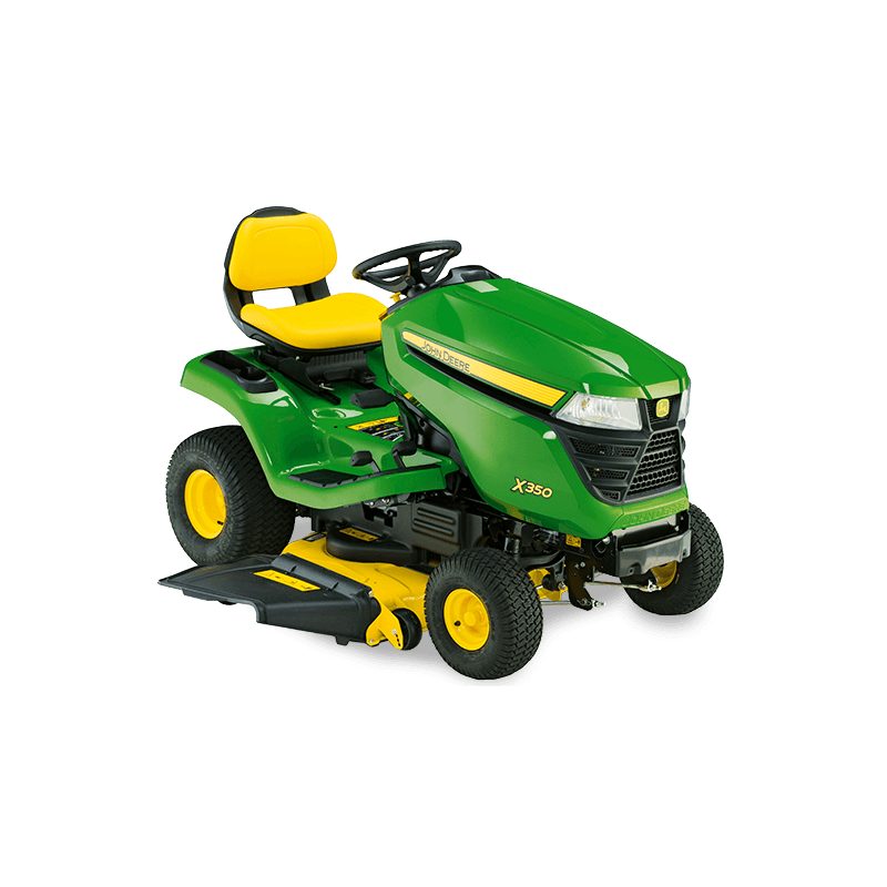 JOHN DEERE X350 Aufsitzmäher mit Seitenauswurf