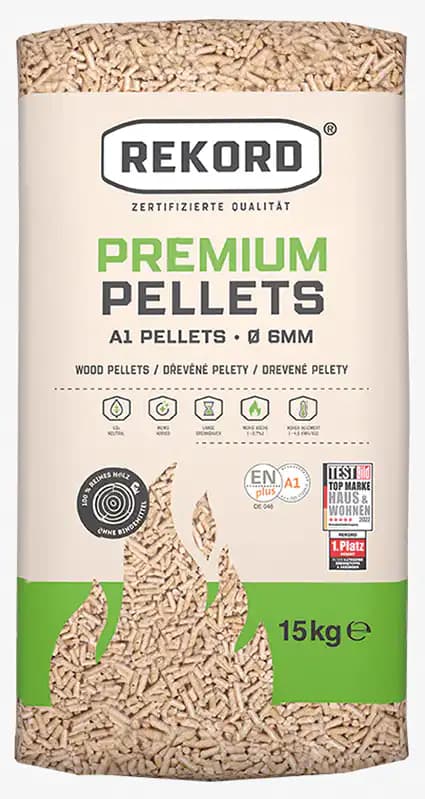 Rekord Pellets ENPlus A1 – Palette (66Sack) 990kg