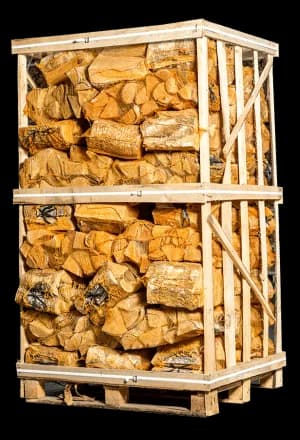 Brennholz 80 Säcke Birkenholz – 25cm – 100% trocken