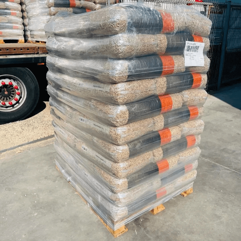 Palette de granulés de bois 990 kg (66 x 15 kg) GRANULÉS DE BOIS HS - LIVRAISON GRATUITE