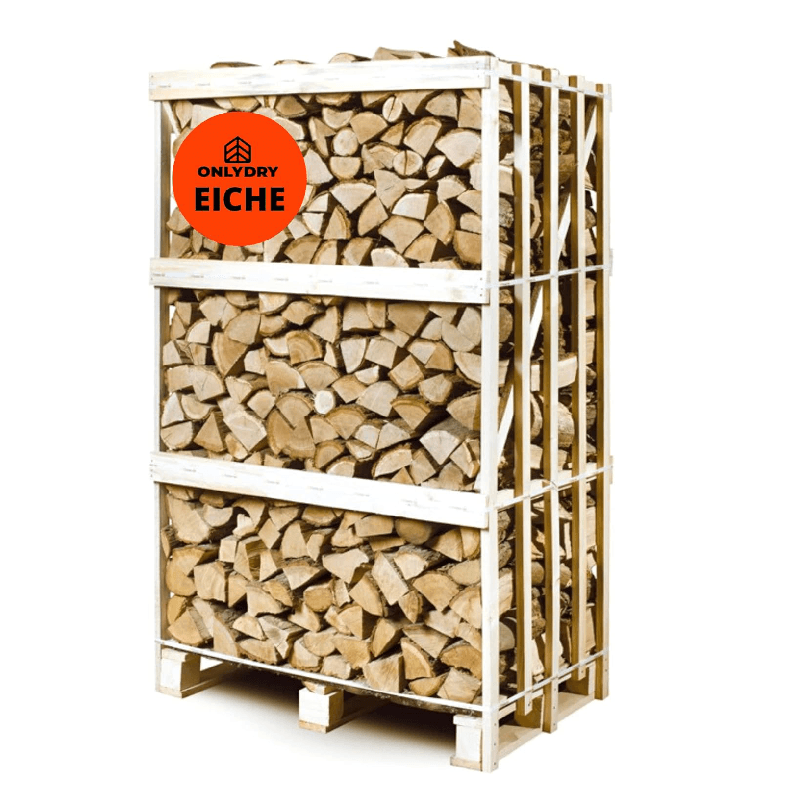 Palette Brennholz Esche mit weniger als 18% Feuchtigkeit Premium Qualität