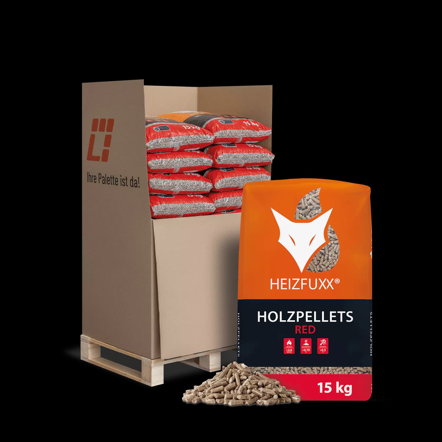Holzpellets Red 20 x 15 kg