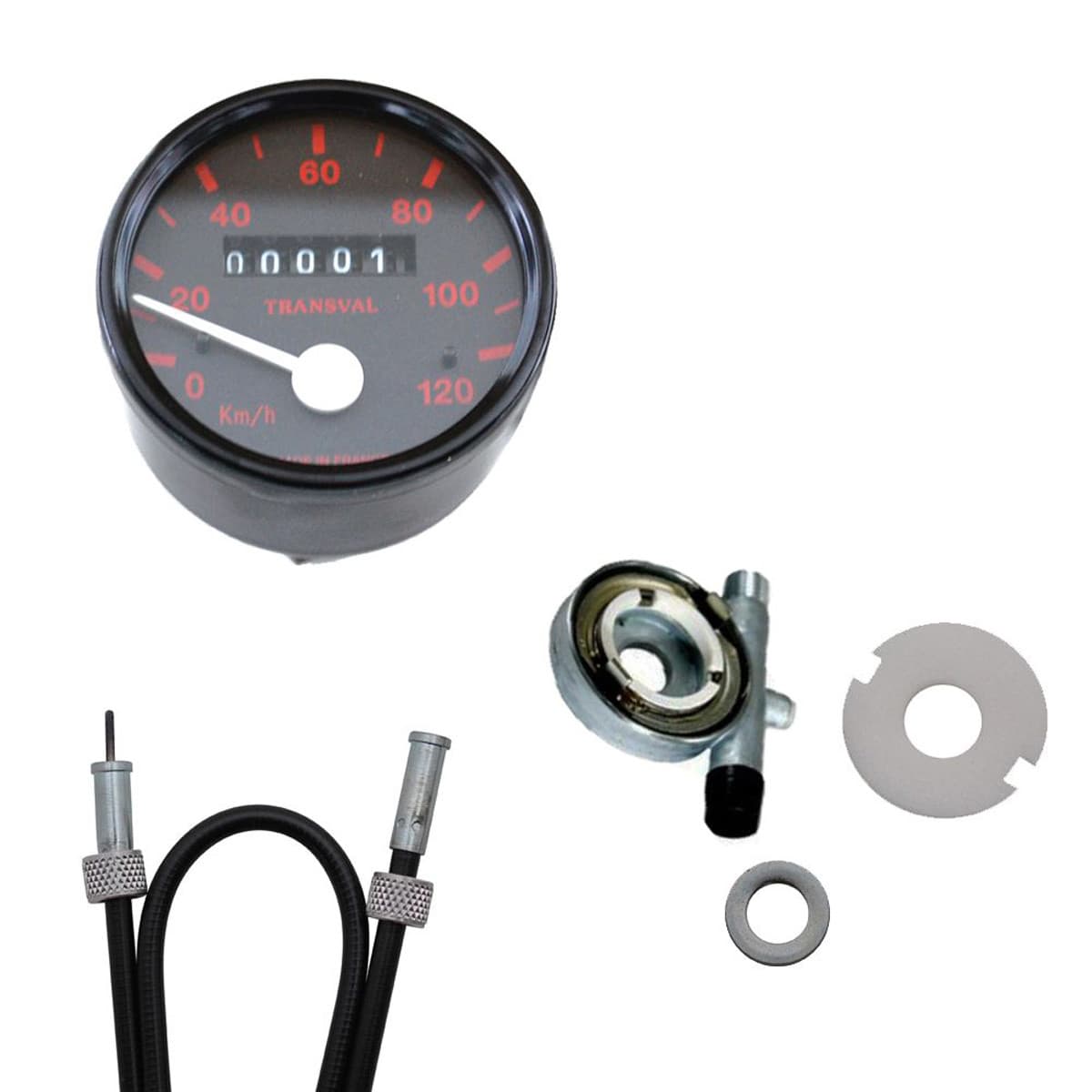 Transval - Compteur Cyclo Peugeot 103 Sp - 120km/h Transval