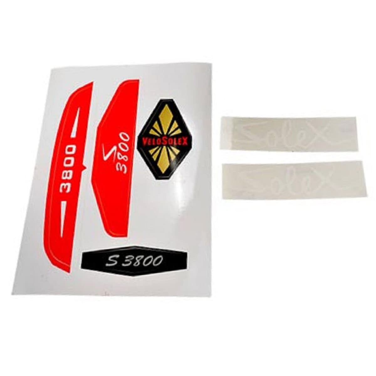 Adaptable - Kit Déco Autocollant / Sticker - Solex 3800 6 Pièces