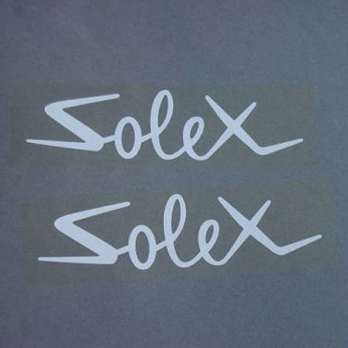 Adaptable - Autocollant Poutre De Cadre - Solex - Blanc (2 Pièces)