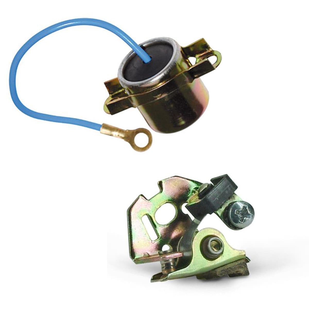 Adaptable - Rupteur + Condensateur Allumage Mbk Motobecane Av7 / Av10