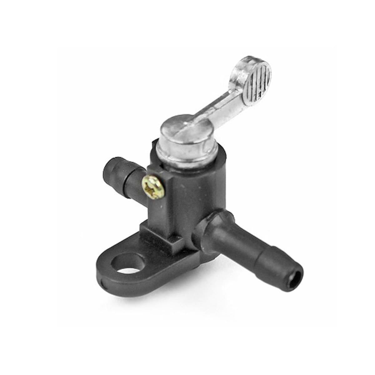 Adaptable - Robinet Essence Universel Avec Patte - Noir Pour Durite 6mm