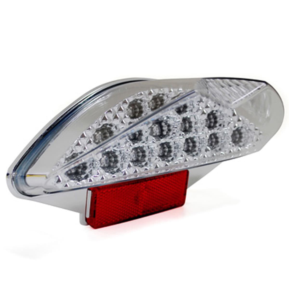 Adaptable - Feu Arrière Mbk Nitro Yamaha Aerox Avant 2013 - Transparent À Leds