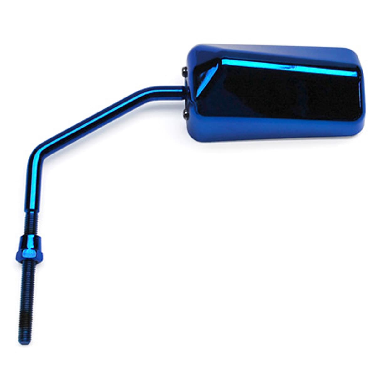 Adaptable - Rétroviseur Scooter F1 Bleu Réversible M8 Pas 125 Tige Longue