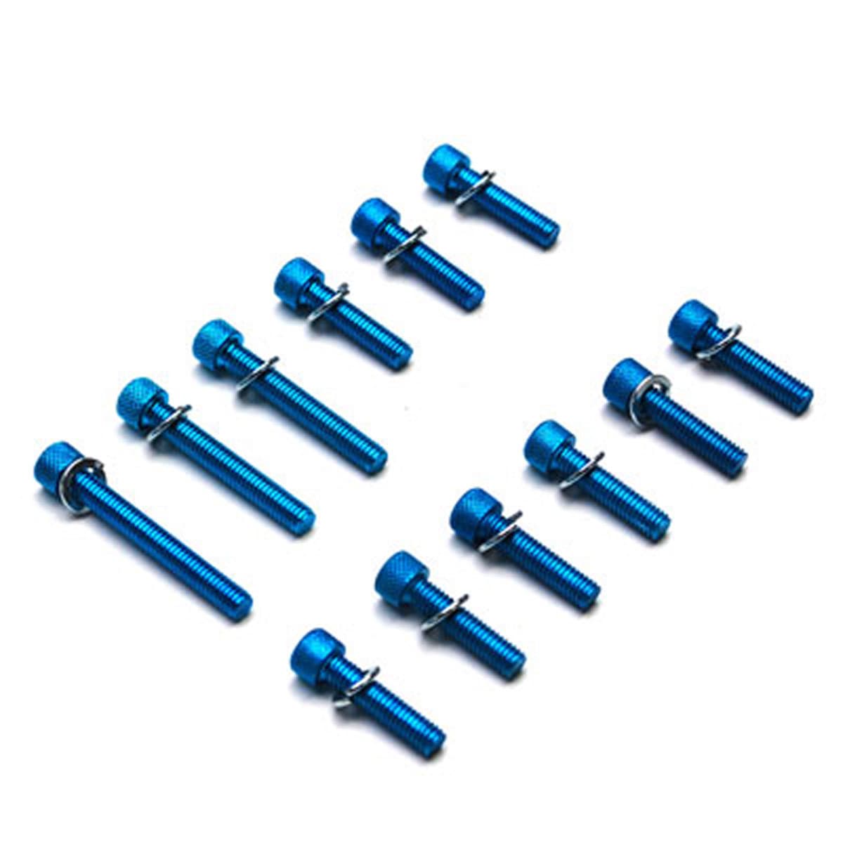 Adaptable - Visserie Carter Kick Mbk Booster Nitro Yamaha Bw's Aerox - Alu Bleu