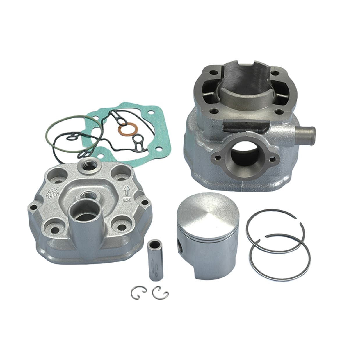 Polini - Kit Cylindre 80cc Polini Fonte Derbi Euro 2 50mm