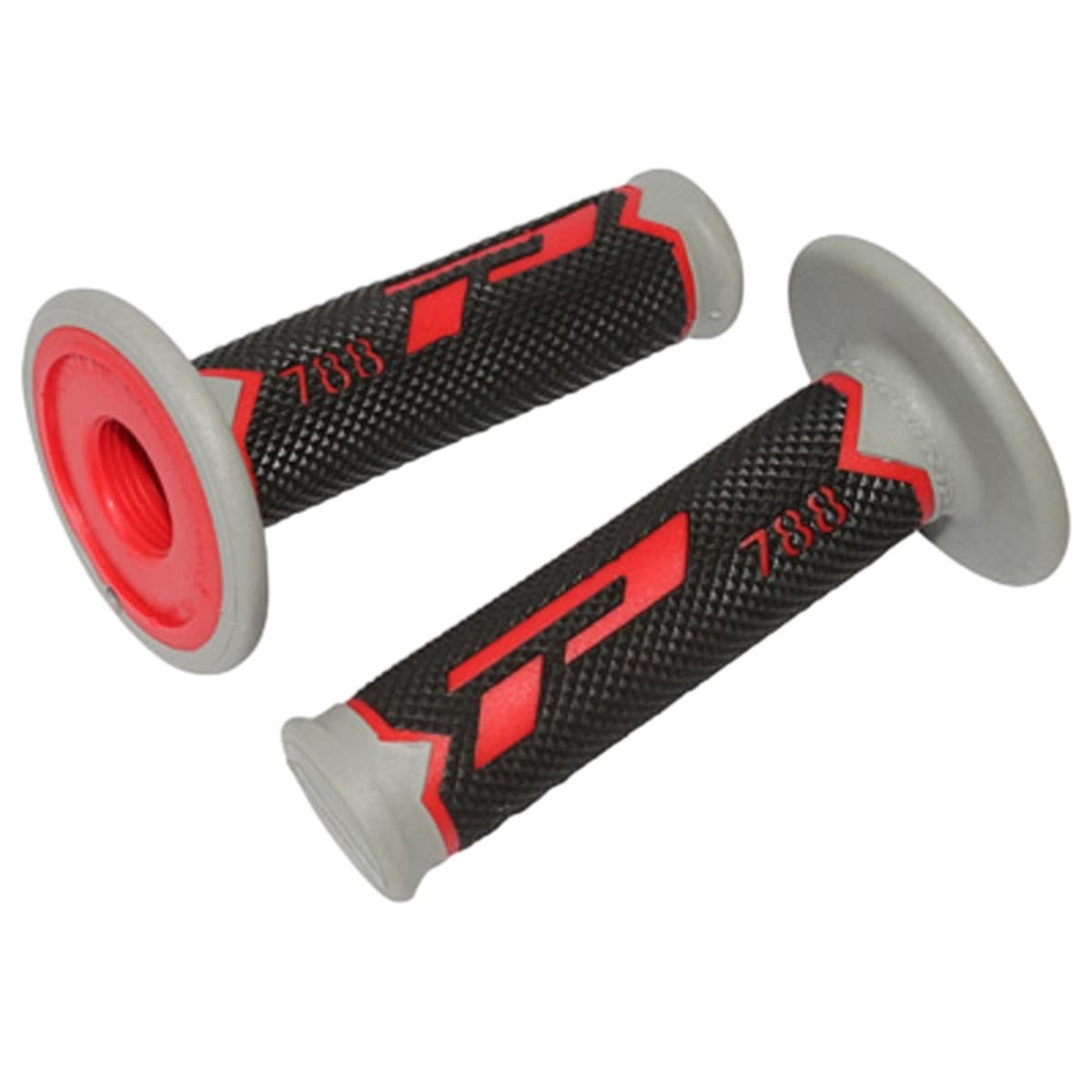 Progrip - Poignées De Guidon - Progrip 788 Off Road Rouge / Gris / Noir