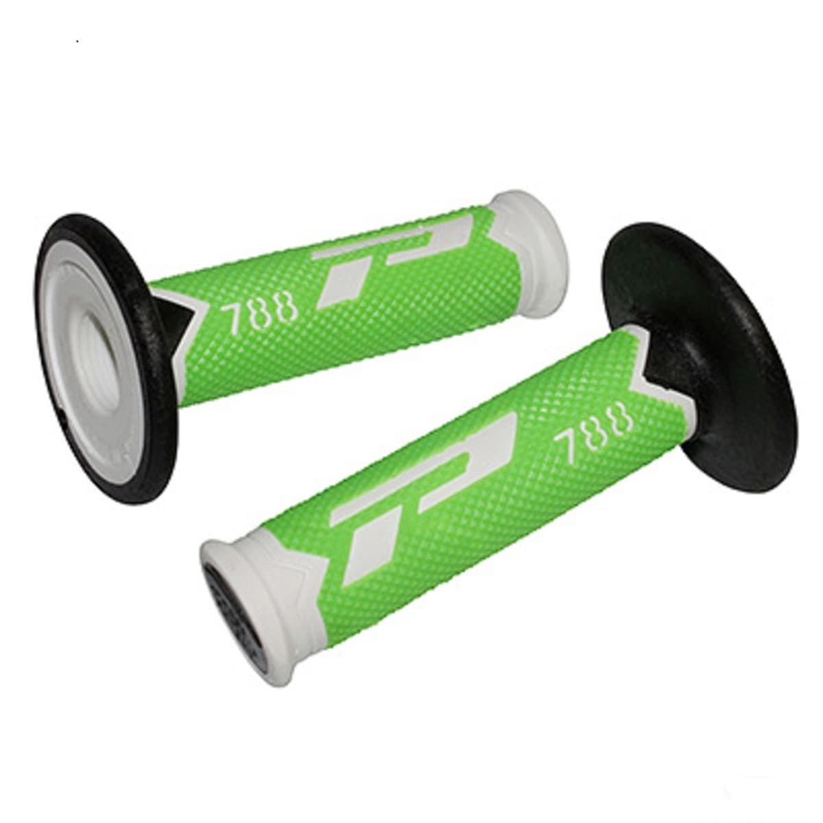 Progrip - Poignées De Guidon - Progrip 788 Off Road Blanc / Vert Fluo / Noir