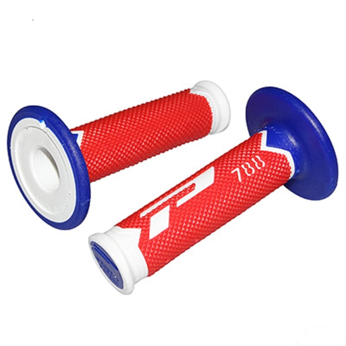 Progrip - Poignées De Guidon - Progrip 788 Off Road Blanc / Rouge / Bleu