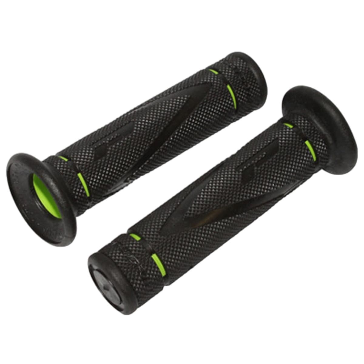 Progrip - Poignées De Guidon - Progrip 838 On Road Closed End Noir / Vert