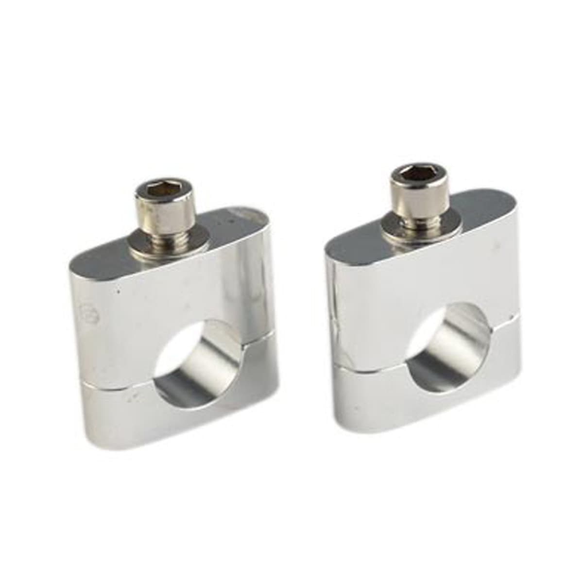 Adaptable - Pontets De Guidon 25.4mm - Argent