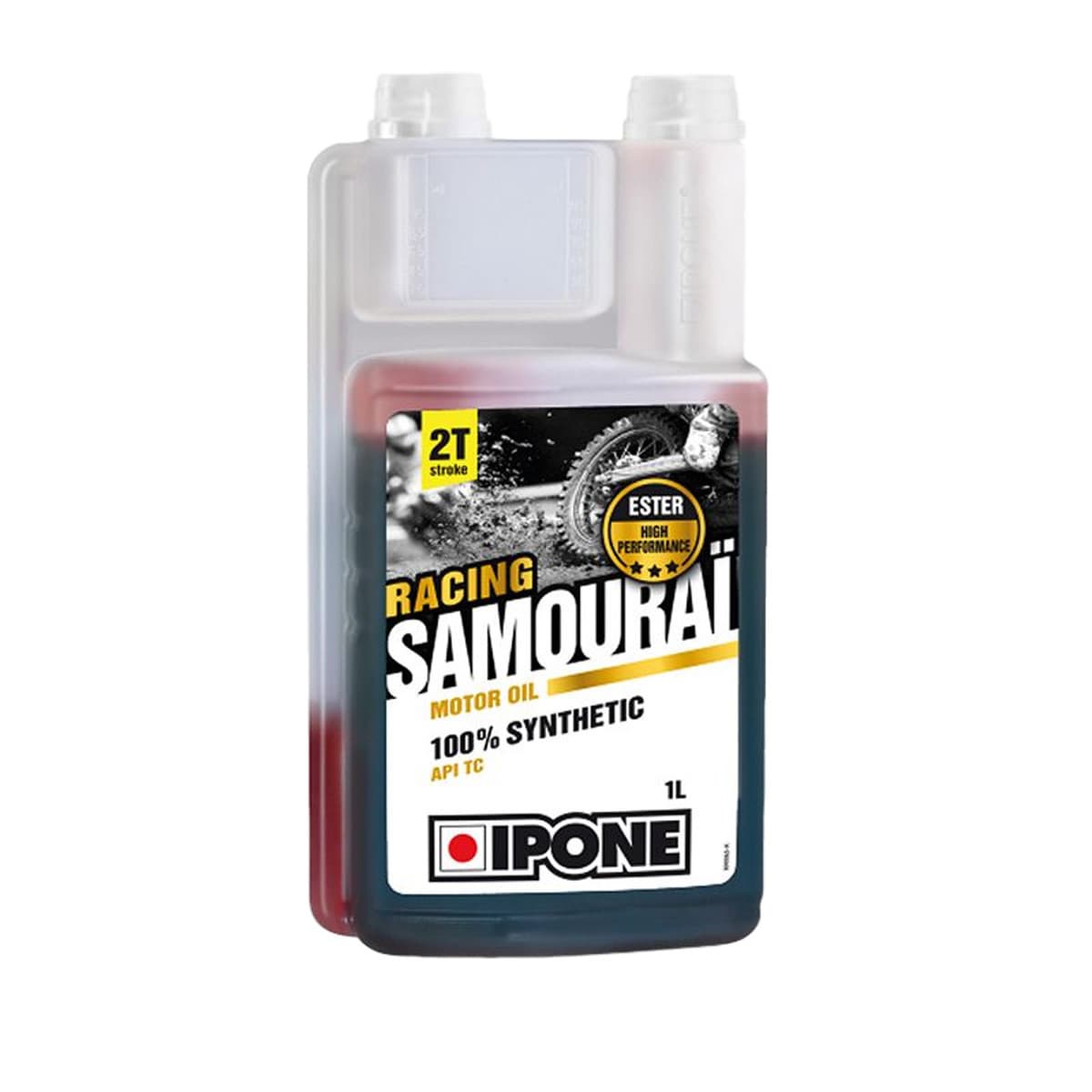 Ipone - Huile Moteur 2t - Ipone Samouraï Racing 100% Synthèse 1l Pré-mix / Graissage Séparé