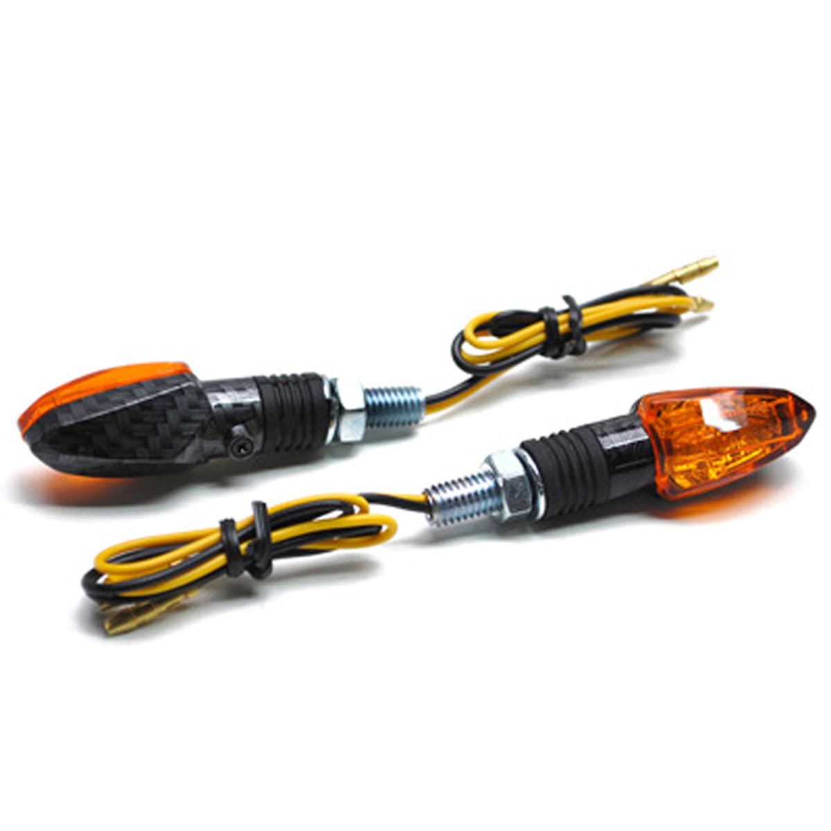 Adaptable - Clignotants Micro Flèche Orange Carbone Bau9s