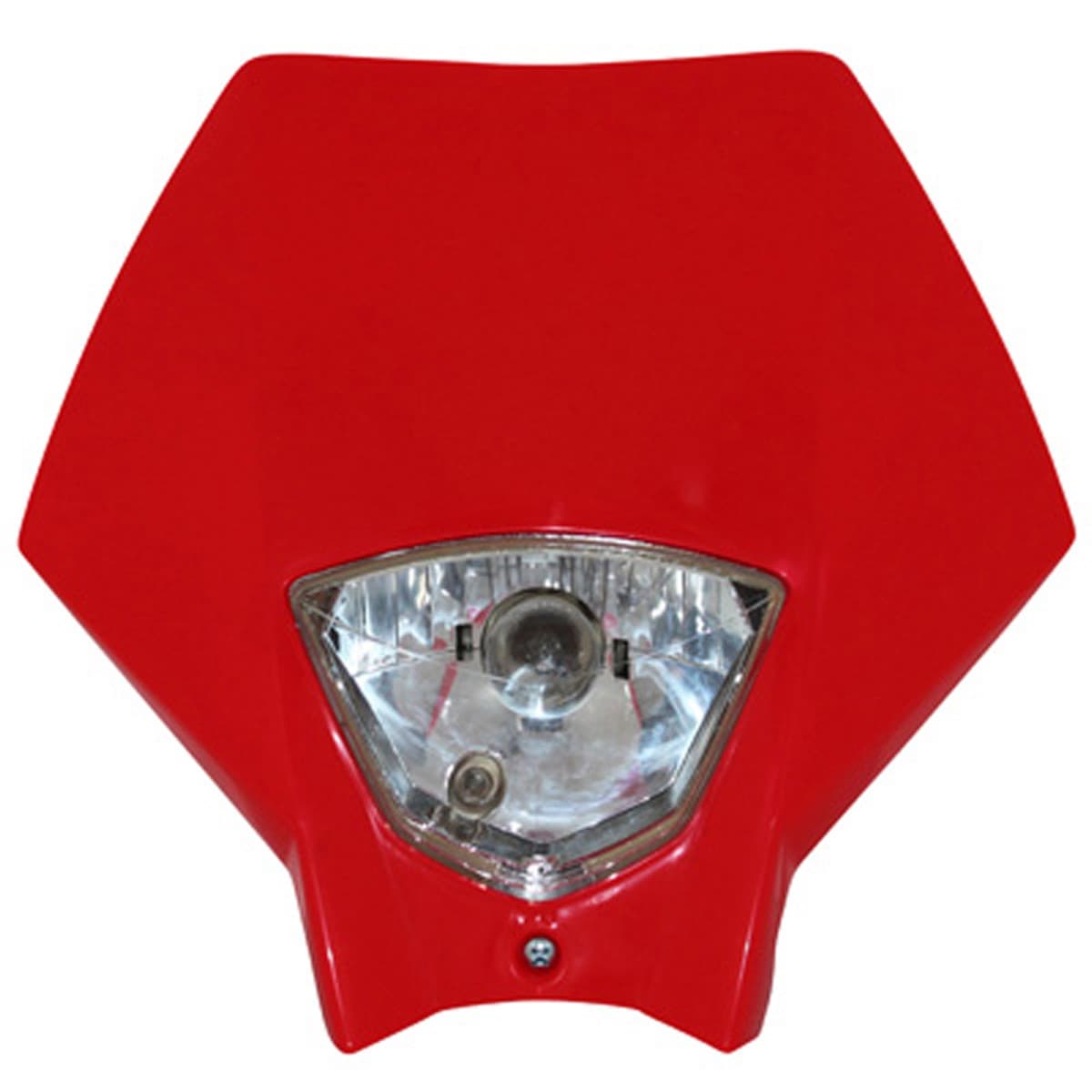 Adaptable - Tête De Fourche / Plaque Phare - Master 35/35w Rouge
