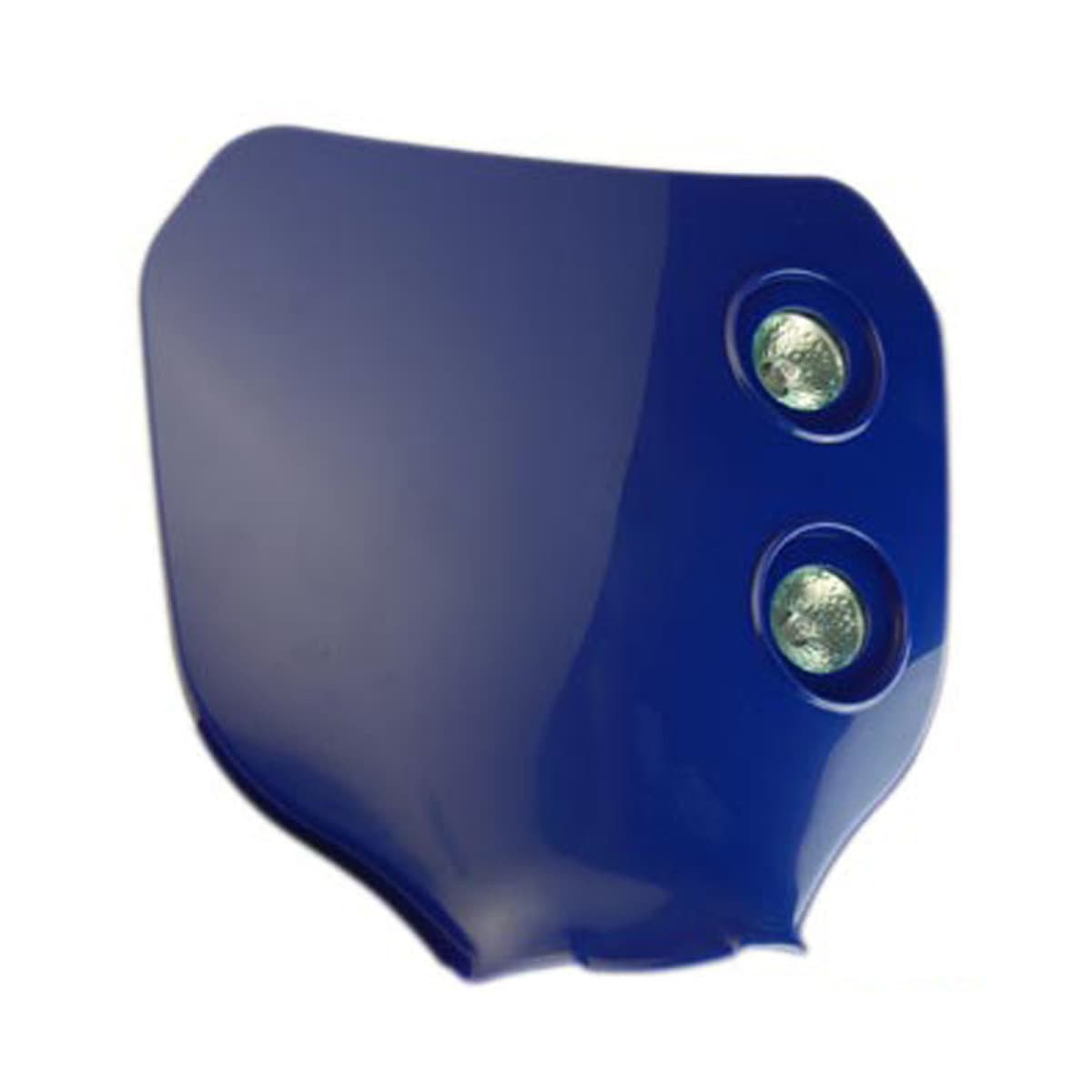 Adaptable - Tête De Fourche / Plaque Phare / Porte Numéro - Enduro Bi Halogène 2x20w 2x20w Bleu