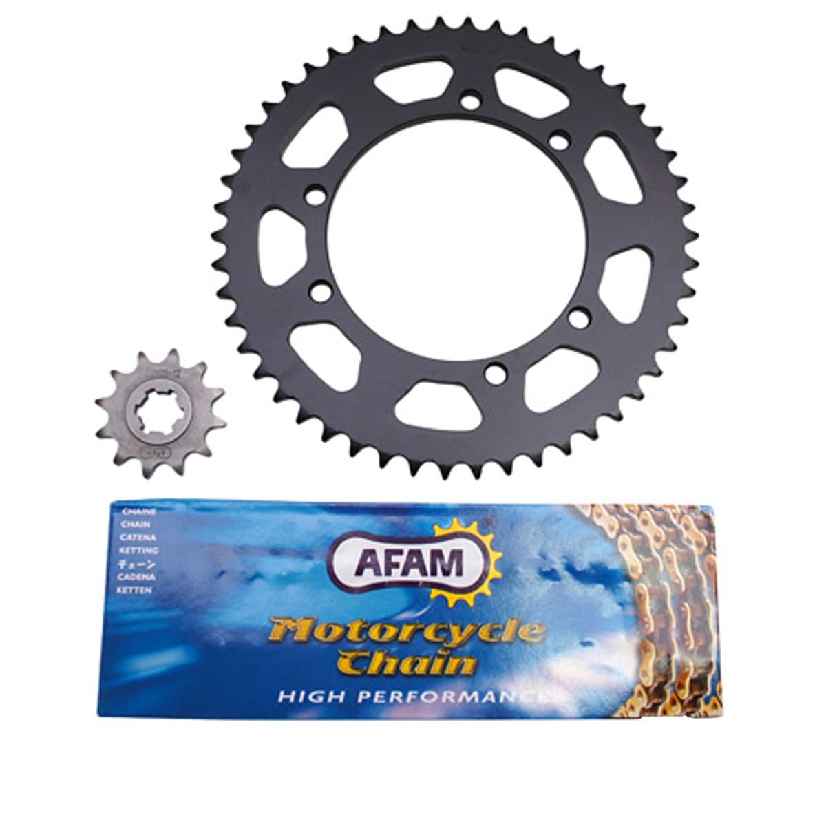 Afam - Kit Chaîne Suzuki Rmx Smx 2001 À 2003 - 12 X 50 420 Afam