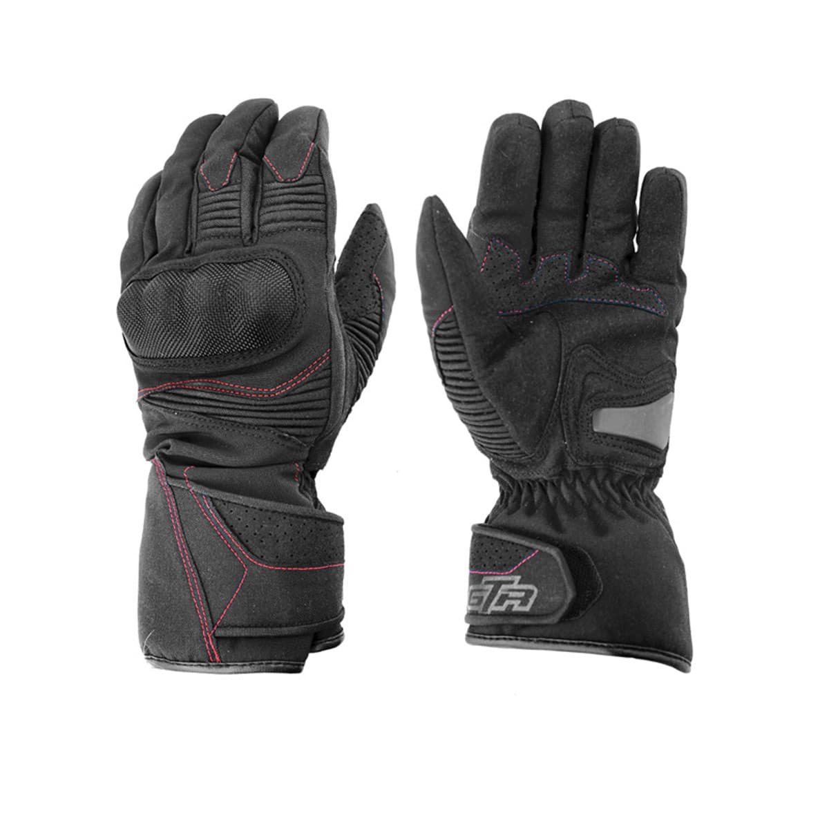Gtr - Gants Moto - Gtr Blizzard Hiver Waterproof Coques Noir Xs