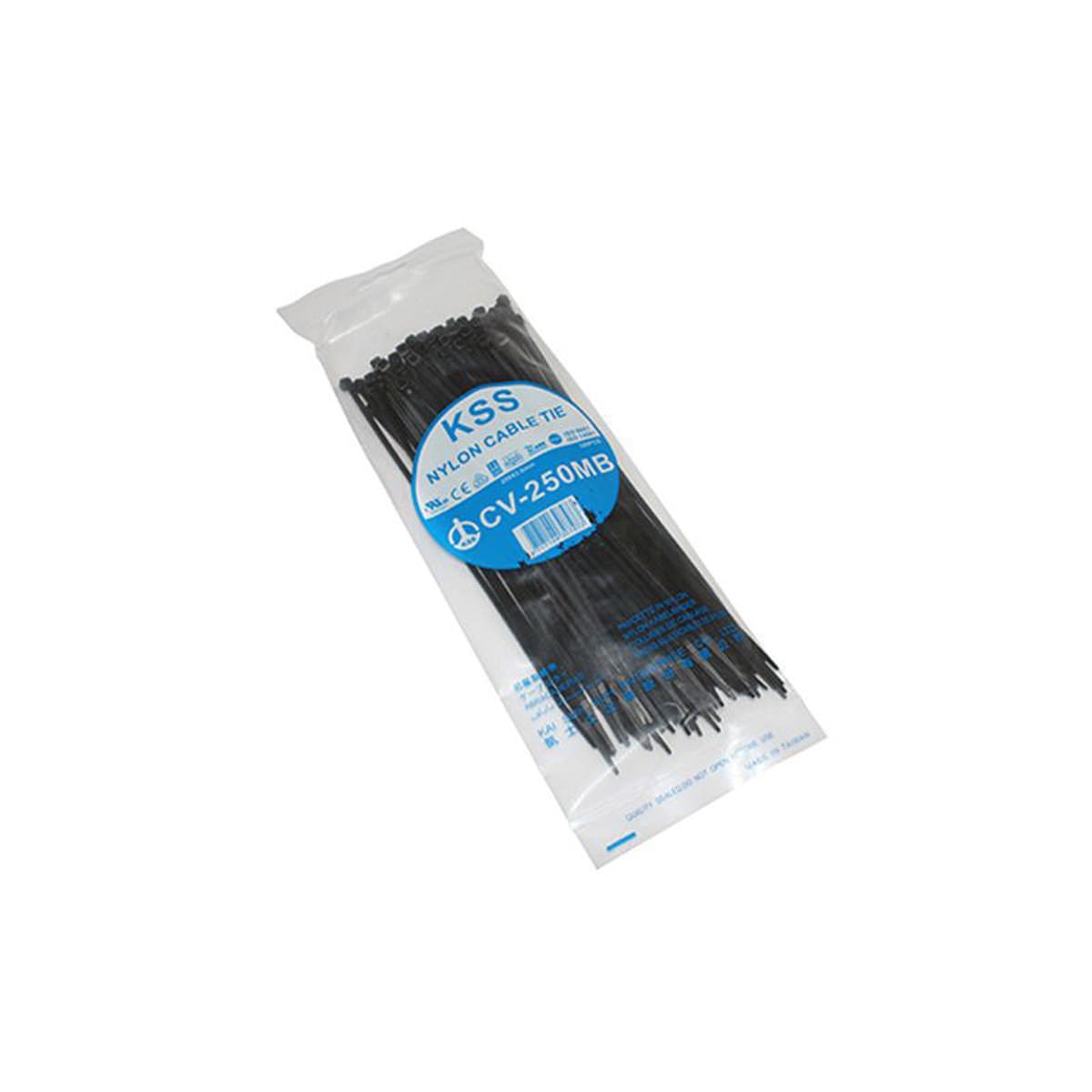 Adaptable - Collier De Serrage Type Rilsan - 3.6 X 250mm Noir