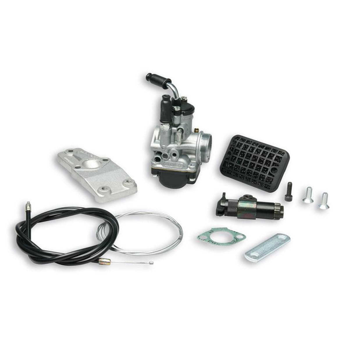 Malossi - Kit Carburateur 19mm - Phbg Dellorto Piaggio Ciao Pour Carter Malossi